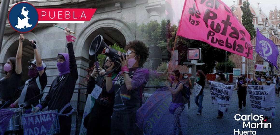 Anuncian feministas la Marcha de las Putas en Puebla