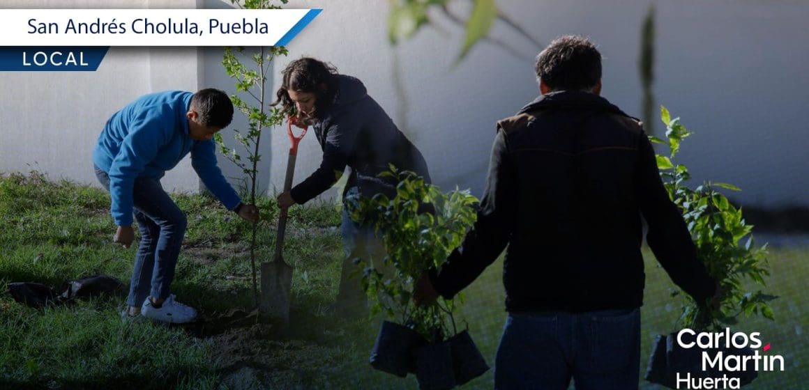 Arrancan Jornada de Reforestación en San Andrés Cholula