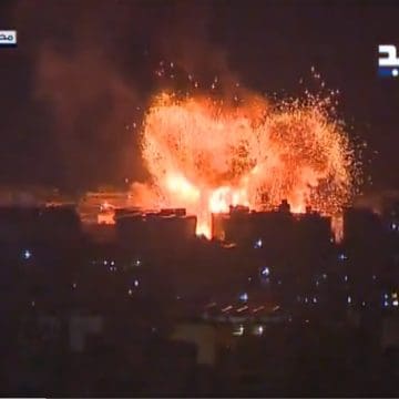 Israel bombardea el sur de Beirut