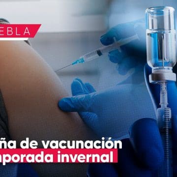 Inicia en Puebla campaña de vacunación por temporada invernal