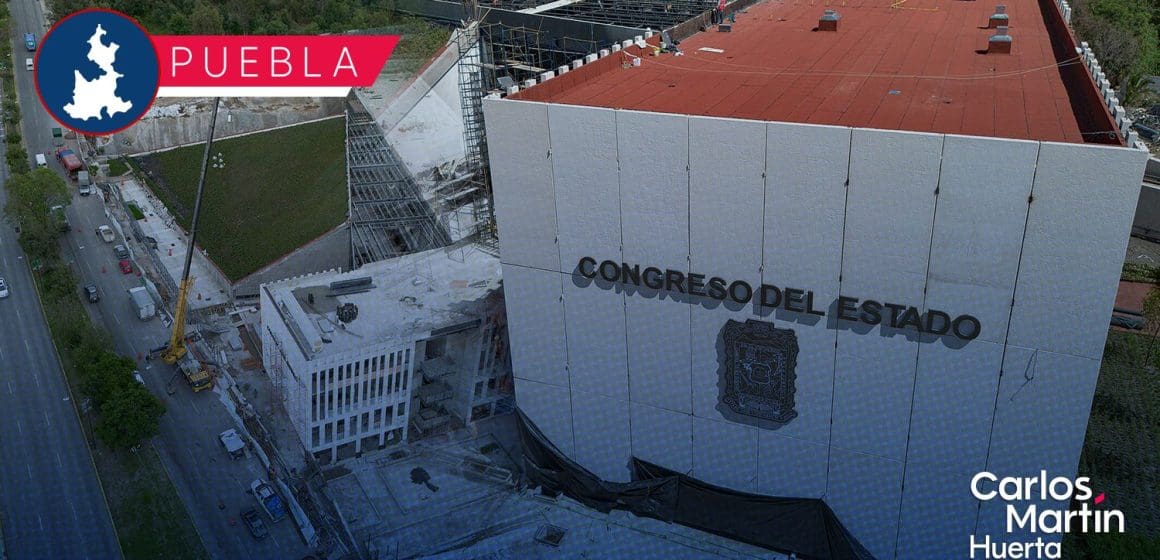 Congreso de Puebla lleva un avance del 95%: Céspedes Peregrina