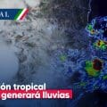 Depresión tropical Once-E generará lluvias en el oriente, sur y sureste del país