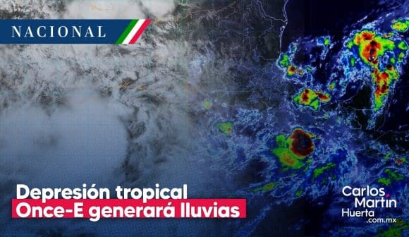 Alerta Claudia Sheinbaum a Oaxaca y Guerrero por depresión tropical Once-E