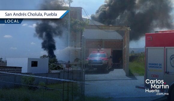 Otra vez se incendia fábrica de aceites en Acatepec