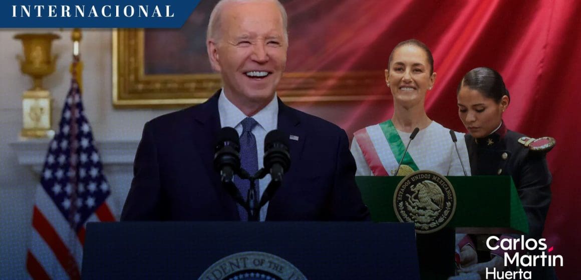 Biden felicita a Sheinbaum; ofrece trabajar por un futuro próspero