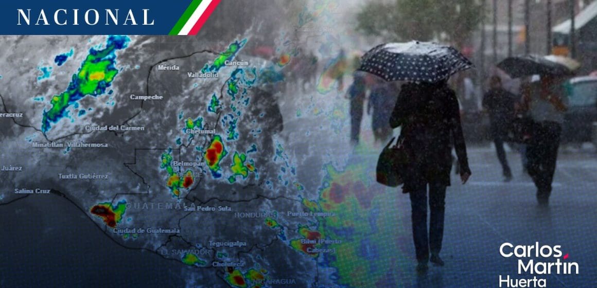 Hoy inicia temporal de lluvias en el sureste de México