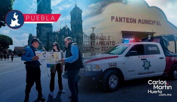 Más de mil 100 policías resguardarán temporada de Día de Muertos en Puebla