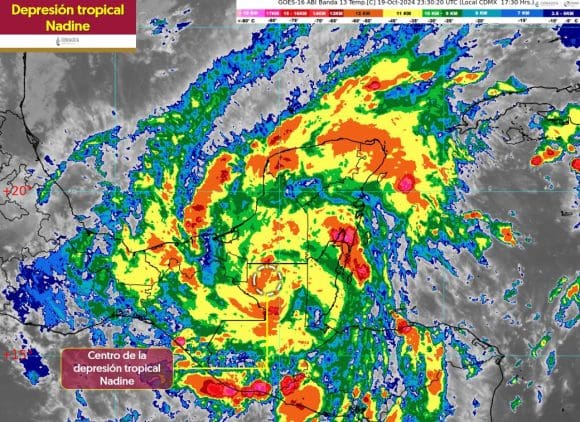 ‘Nadine’ se degrada a depresión tropical