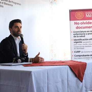 En Puebla avanza registro a Pensión Mujeres Bienestar; en curso, programa Salud Casa por Casa