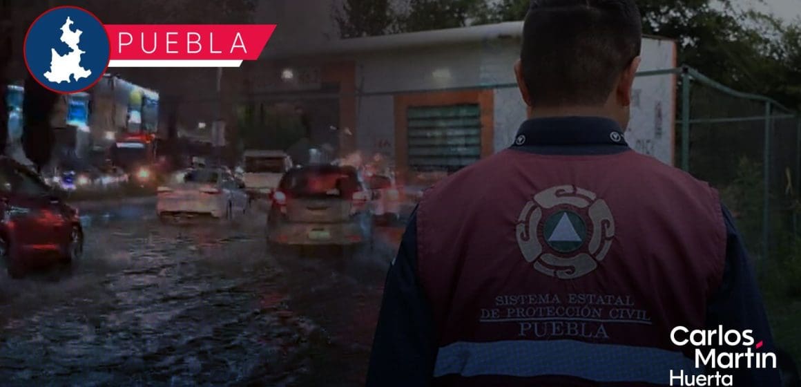 Refuerzan vigilancia en municipios de Puebla por lluvias torrenciales