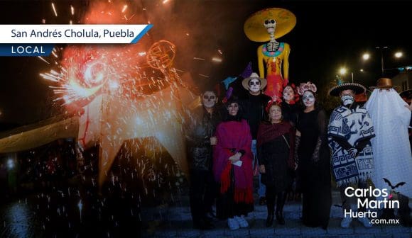 San Andrés Cholula vive la tradición con el carnaval “Un viaje al Mictlán”