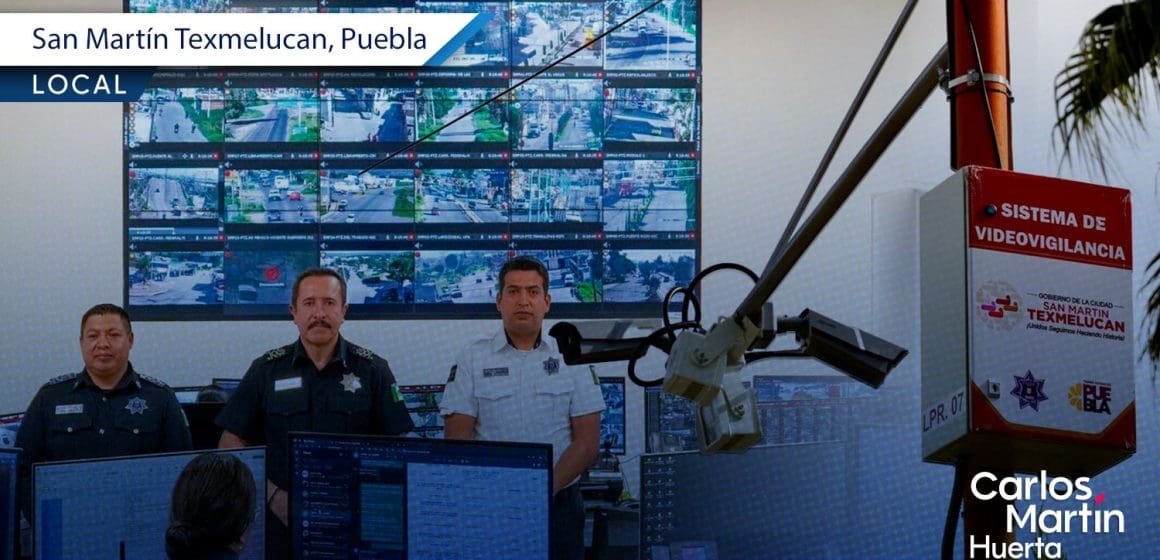 Mejoran el sistema de vigilancia y seguridad en Texmelucan