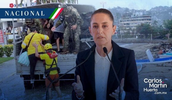 Acapulco, primera parada de Sheinbaum para atender a damnificados por ‘John’