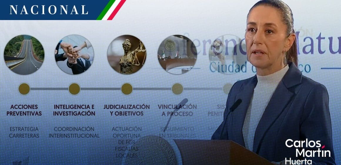 Presentan Estrategia de Seguridad para México basada en cuatro ejes