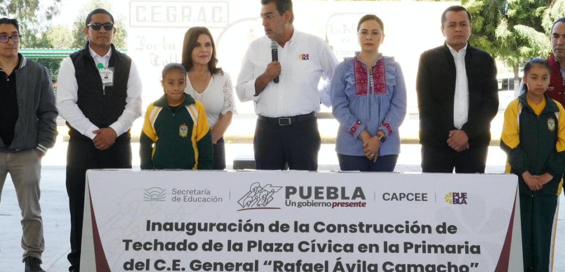 Sergio Salomón y Norma Layón inauguran obras claves para Texmelucan