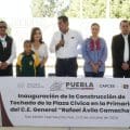 Sergio Salomón y Norma Layón inauguran obras claves para Texmelucan