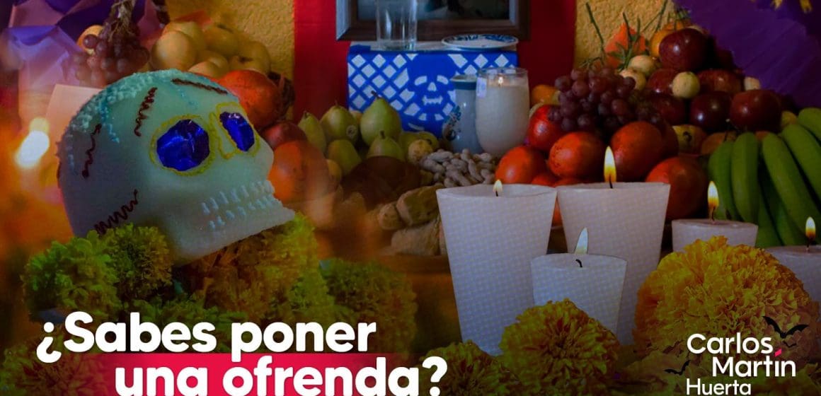 ¿Sabes poner una ofrenda? Conoce cada elemento y su significado