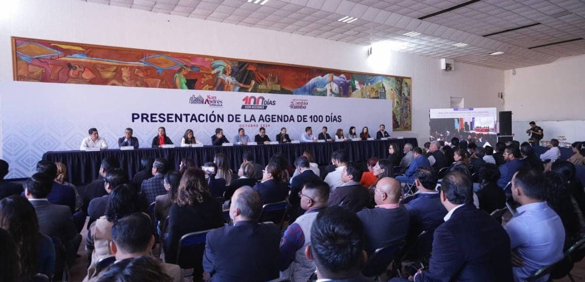 Presenta Lupita Cuautle la agenda de los 100 días de gobierno municipal