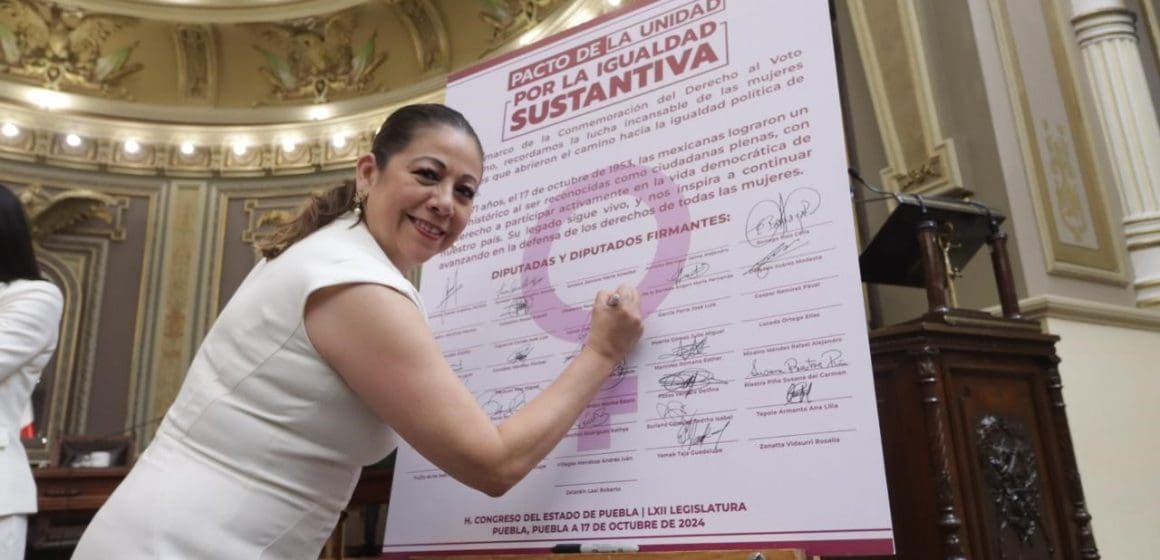 Firma LXII Legislatura Pacto de la Unidad por la Igualdad Sustantiva