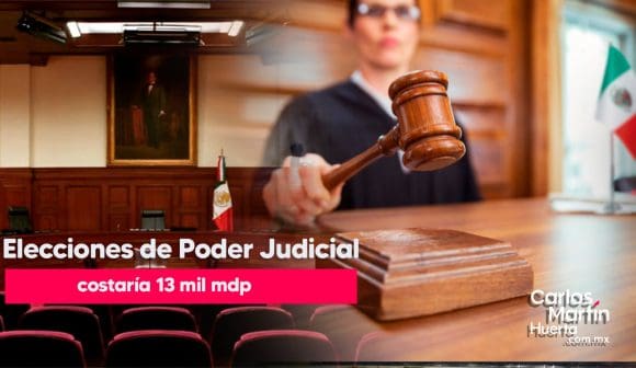 Elección de jueces y magistrados costará casi 13 mil millones de pesos