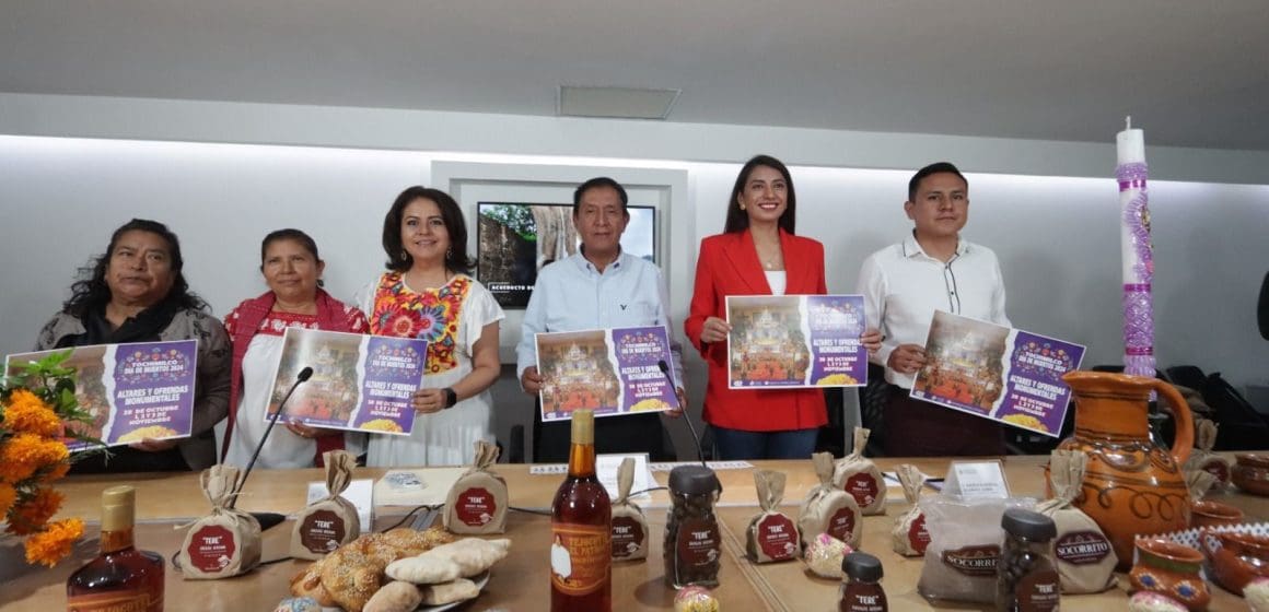 Presentan en Congreso del Estado actividades por Día de Muertos en Tochimilco y Atzitzihuacan