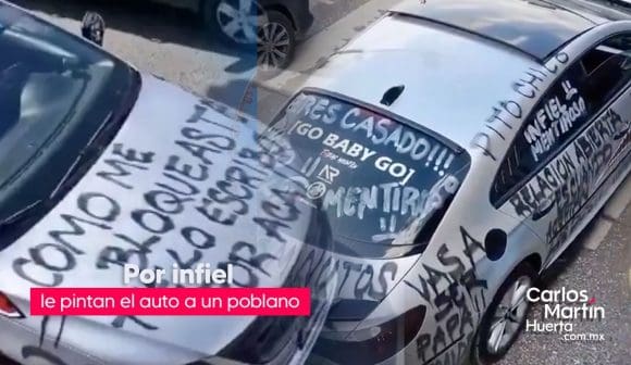 Rayan auto a poblano infiel, poco hombre, duras tres minutos…