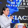 Lupita Cuautle inauguró segundo foro Mujer Internacional