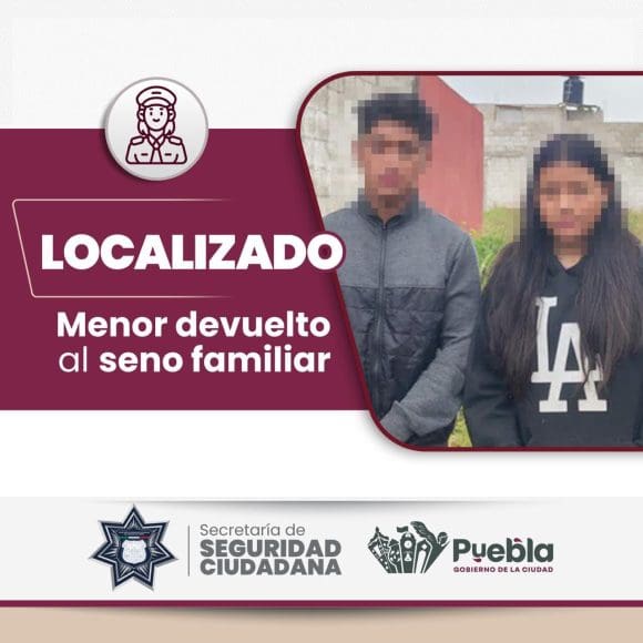 Localizan a menor gracias a la célula de Búsqueda de Personas de la SSC