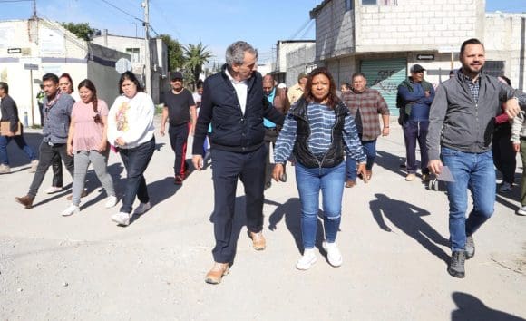 Anuncia Pepe Chedraui proyecto de pavimentación en la colonia Guadalupe Hidalgo