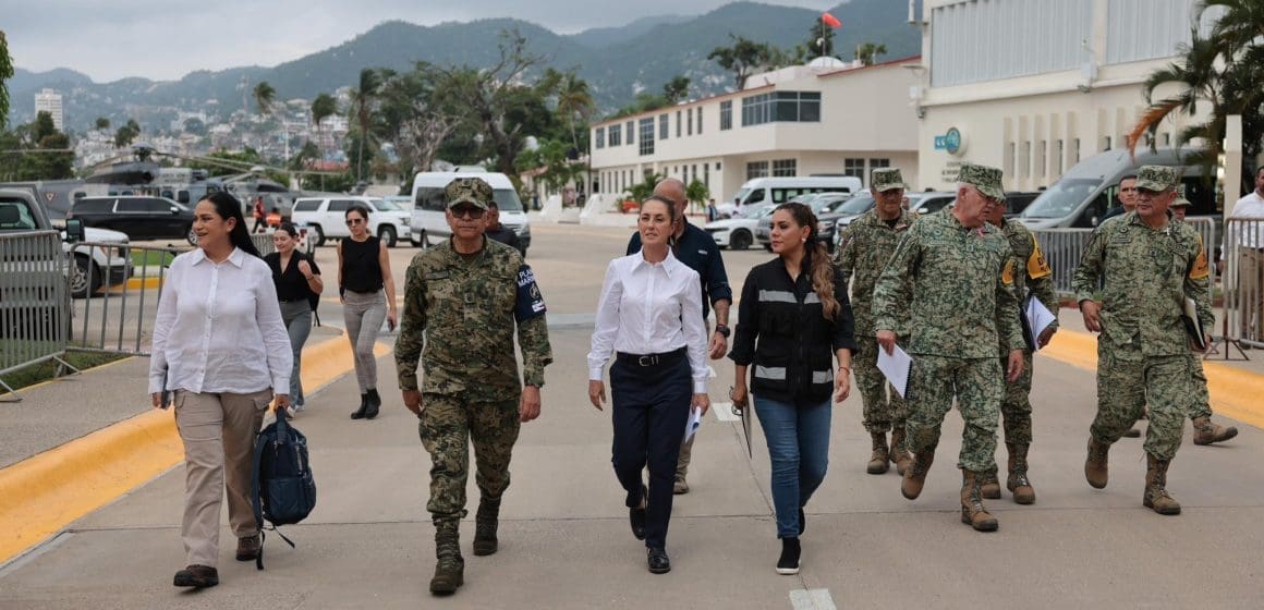 Agua potable y apertura de caminos, lo más urgente en Acapulco: Claudia Sheinbaum