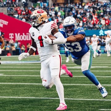 Los 49ers se impusieron a los Halcones Marinos y retomaron la senda del triunfo