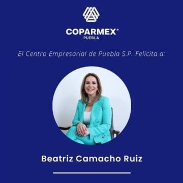 Beatriz Camacho, primera mujer presidenta de Coparmex Puebla