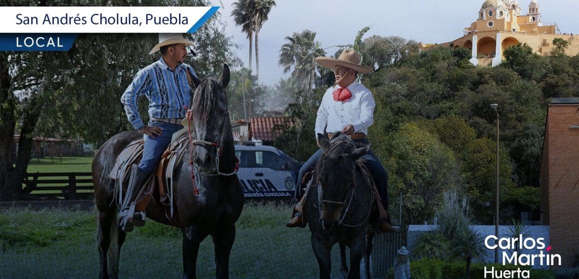 Anuncia San Andrés Cholula cabalgata por feria patronal