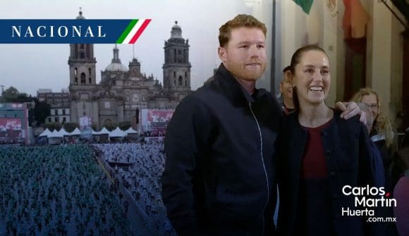 Canelo y Sheinbaum anuncian clase masiva de box en México