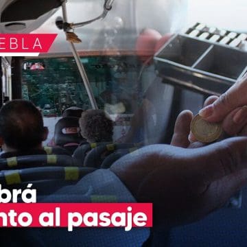 Descartado el incremento a la tarifa del transporte público en Puebla