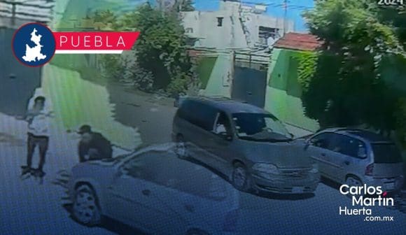 En segundos, sujetos roban computadora a Chevy en San Isidro Castillotla