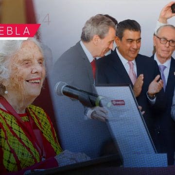 Entregan medalla “Carmen Serdán” a Elena Poniatowska