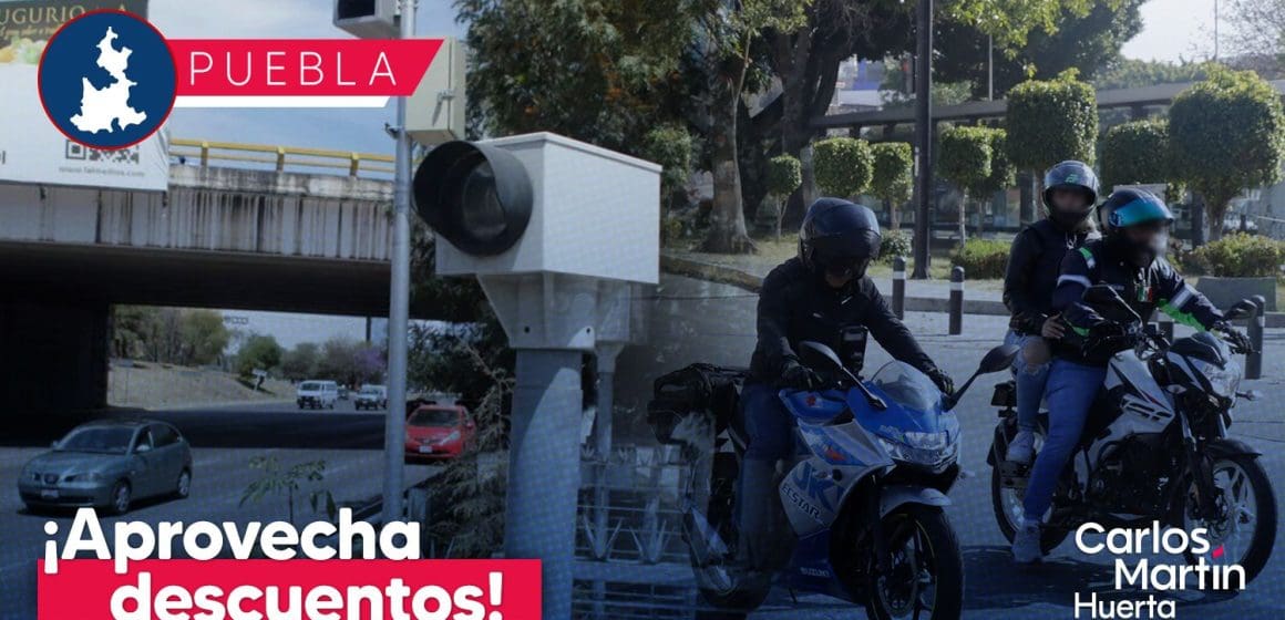 Descuentos en Puebla: Gobierno anuncia reducción del 50% en multas de verificación vehicular y 30% en fotomultas