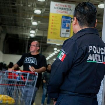 Fortalece Policía Auxiliar labores de vigilancia durante “El Buen Fin 2024”