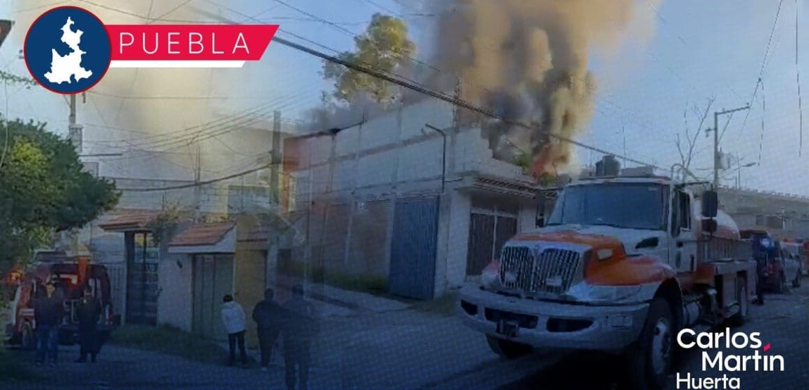 Por “mala maniobra” incendio consume vivienda en la colonia Riego Sur