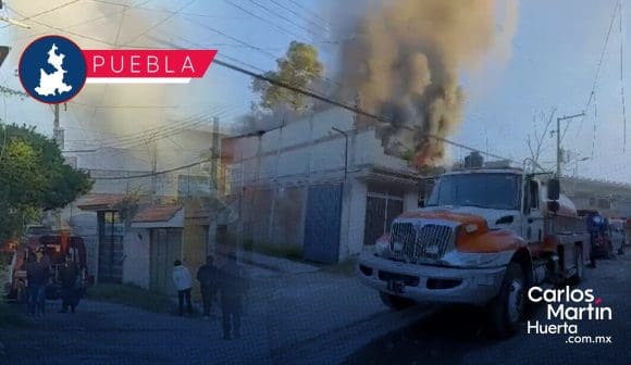 Por “mala maniobra” incendio consume vivienda en la colonia Riego Sur