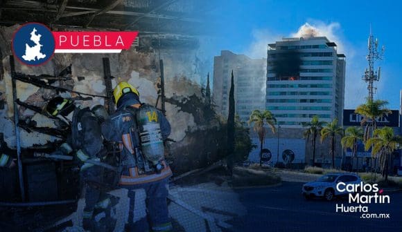 Incendio en Torres Palmas I daña 2 departamentos; una persona resultó con quemaduras