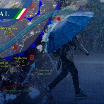 Se pronostican lluvias puntuales intensas en San Luis Potosí, Puebla, Veracruz y Chiapas