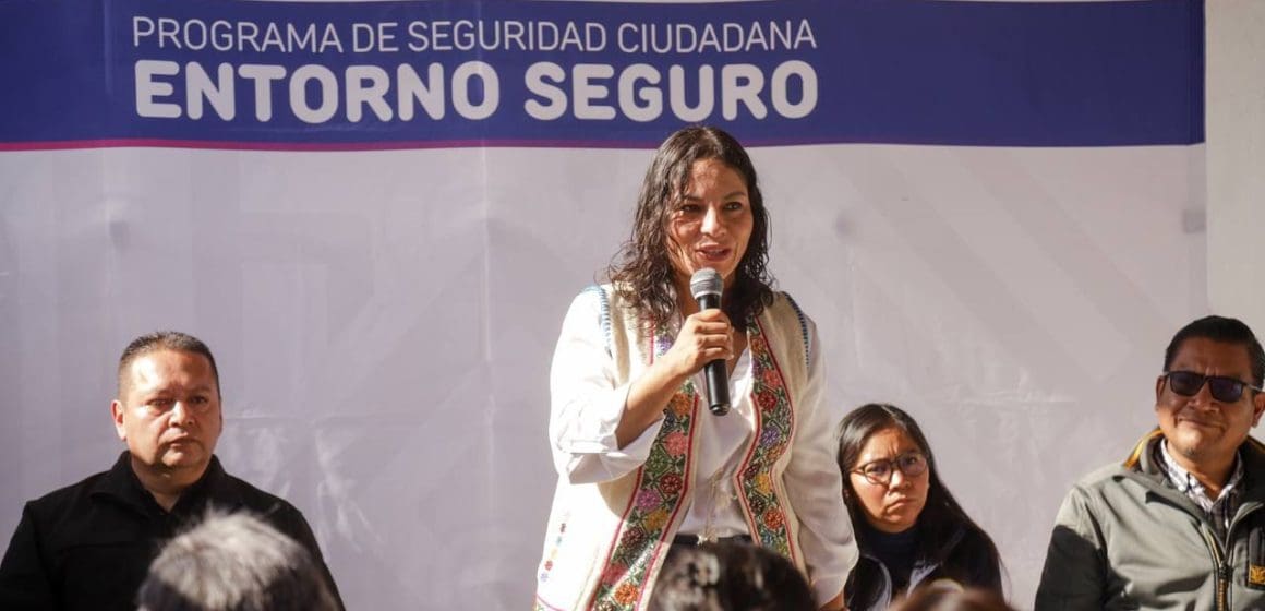 Anuncia Lupita Cuautle el inicio del programa “Entorno Seguro”