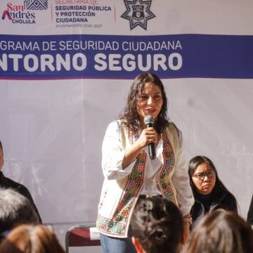 Anuncia Lupita Cuautle el inicio del programa “Entorno Seguro”