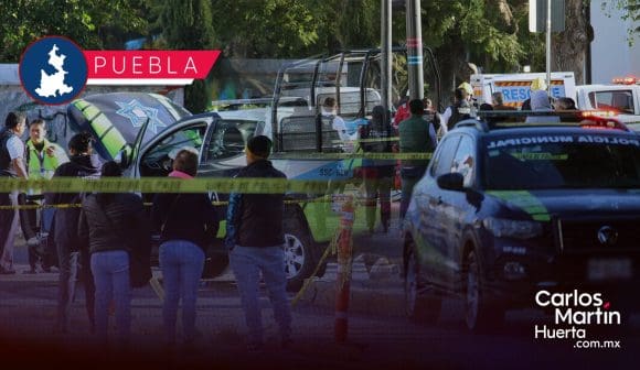 Patrulla protagoniza fatal accidente en Boulevard 5 de Mayo; taxista perdió la vida
