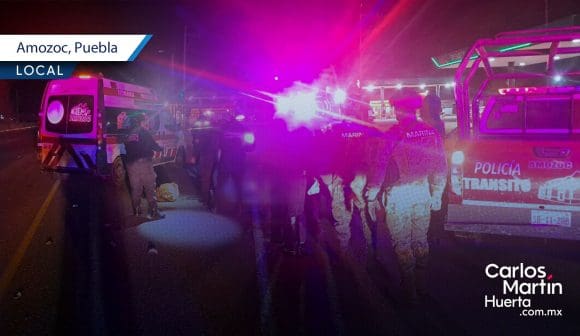 Policía Auxiliar murió al ser atropellado en Amozoc