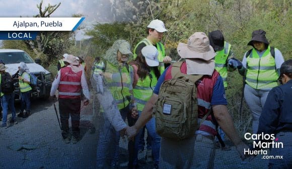 Realizan búsqueda de personas desaparecidas en Ajalpan