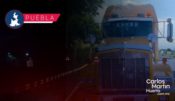 Roban tráiler y secuestran a chofer en la autopista Puebla-Orizaba