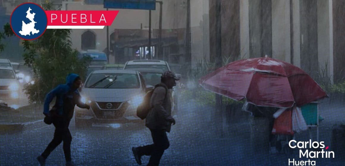 Se esperan lluvias en distintos puntos de Puebla; así el clima